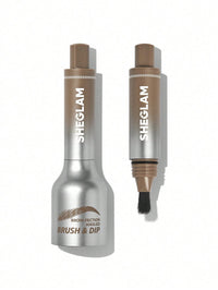 SHEGLAM Taupe Brow Fection Angled Brush & Dip