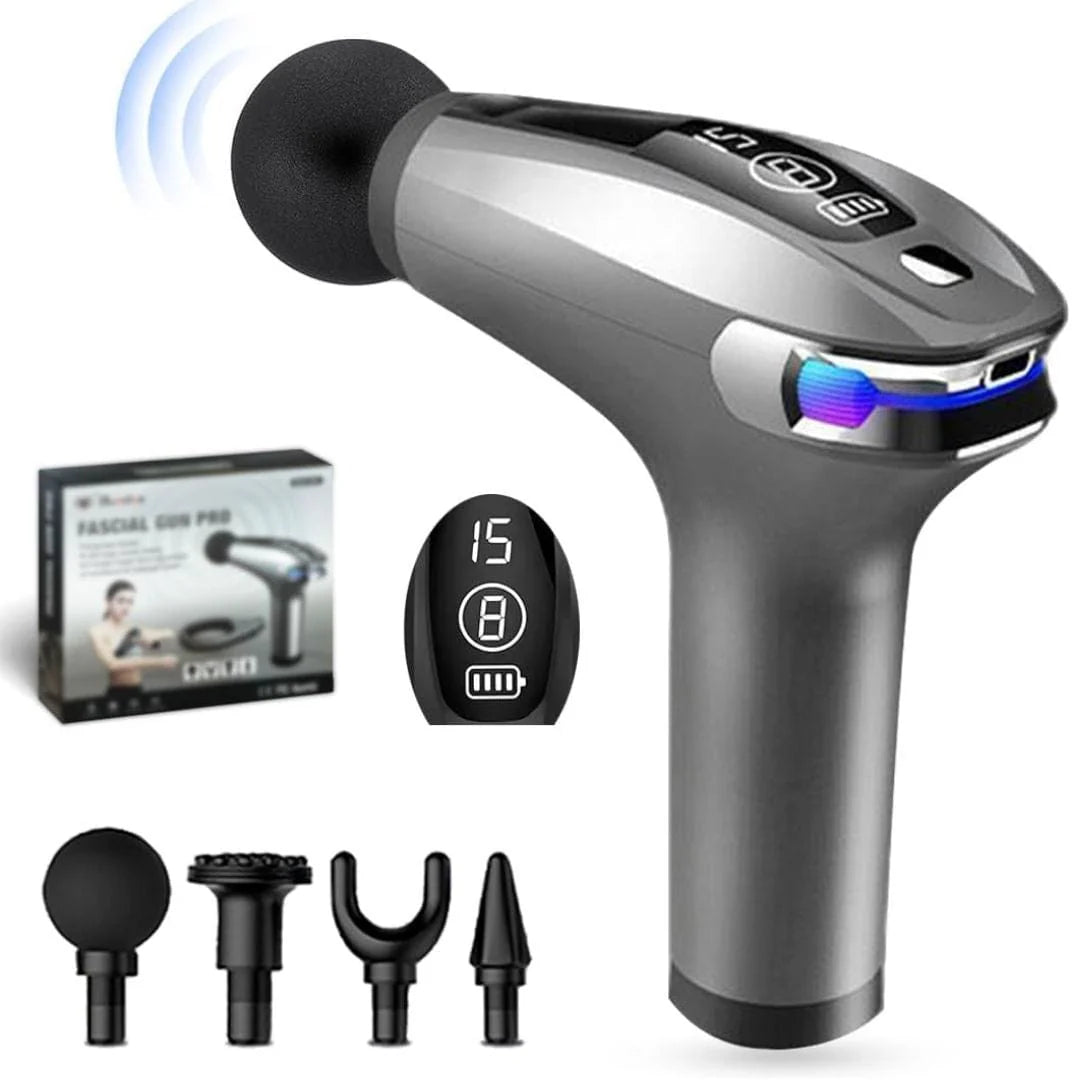 Handheld Massage Gun | Deep Tissue Muscle Massager | Portable & Quiet | Full Body Pain Relief