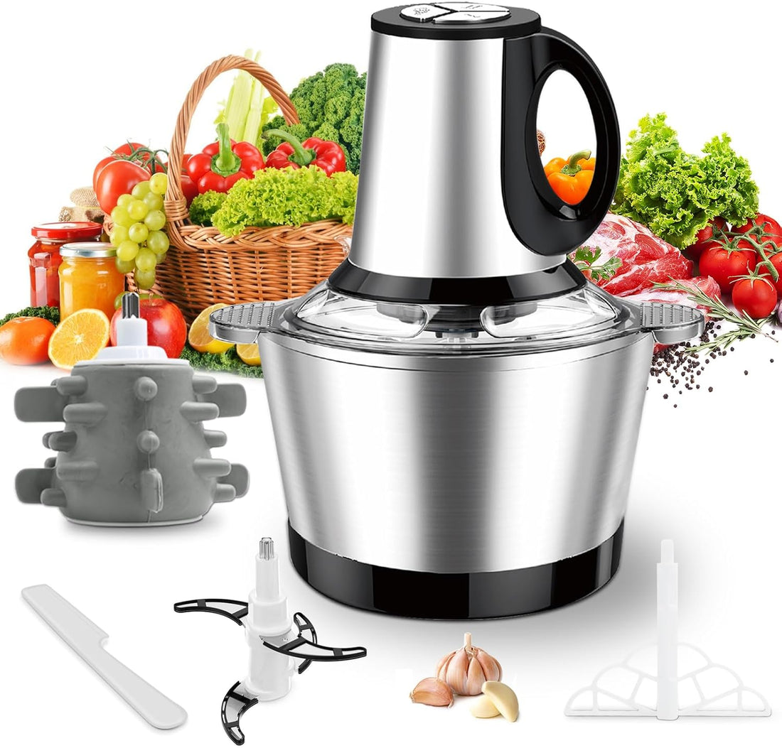 DENX Multi-Function Meat Grinder, 850W, 3L Capacity, 4 Stainless Steel Blades