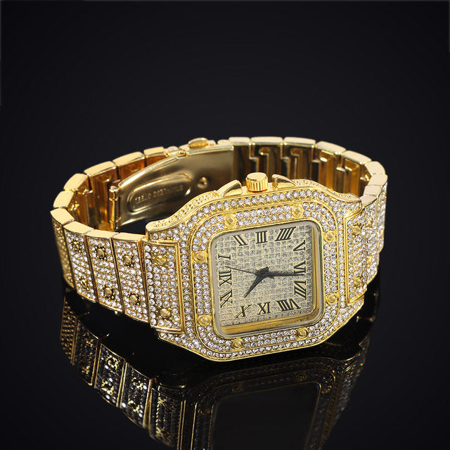 Luxury Quartz Watch Necklace Bracelet Set - FREE DELIVERY