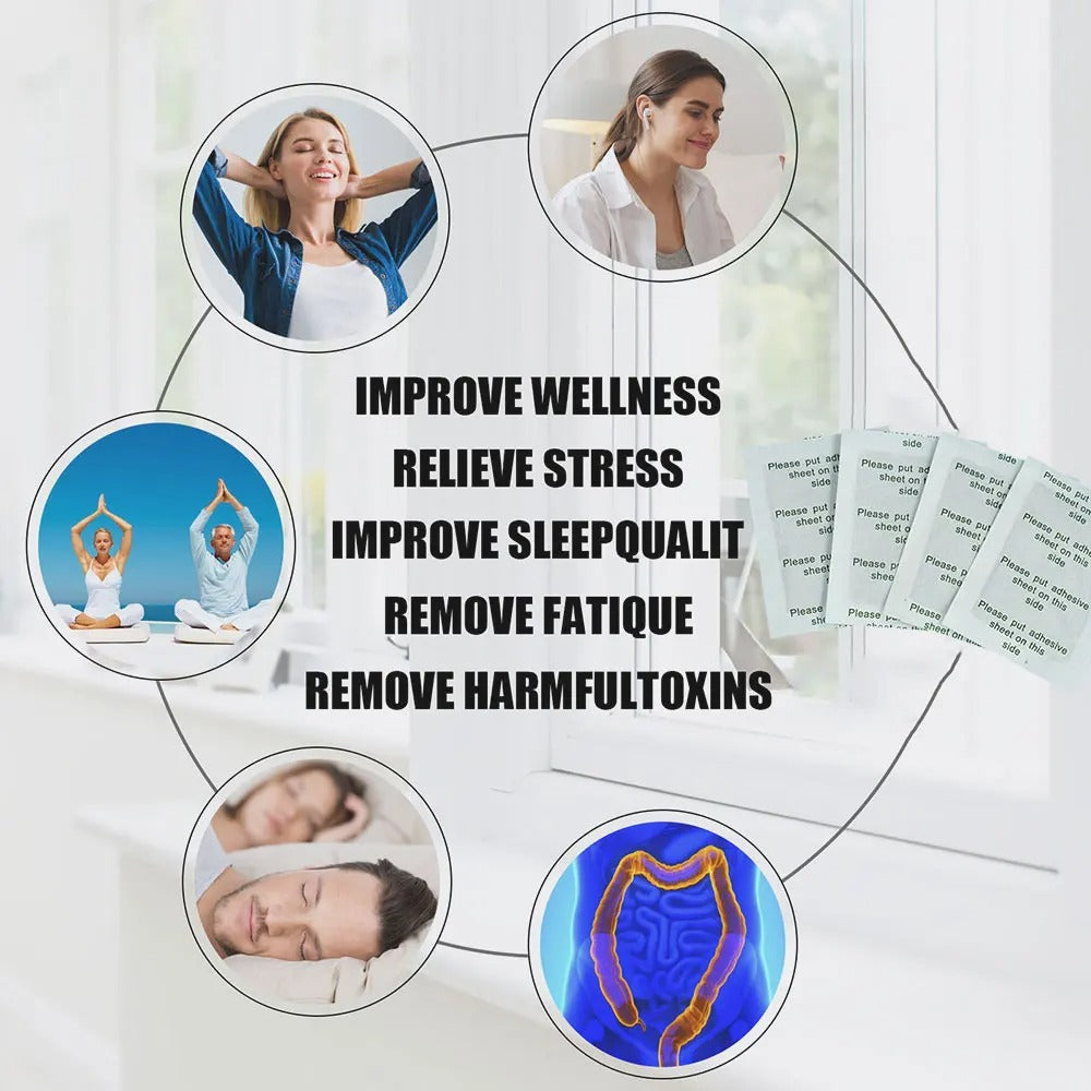Detox Foot Patch Improve Sleep Relieve Stress Foot Health Care(PACK OF 2)