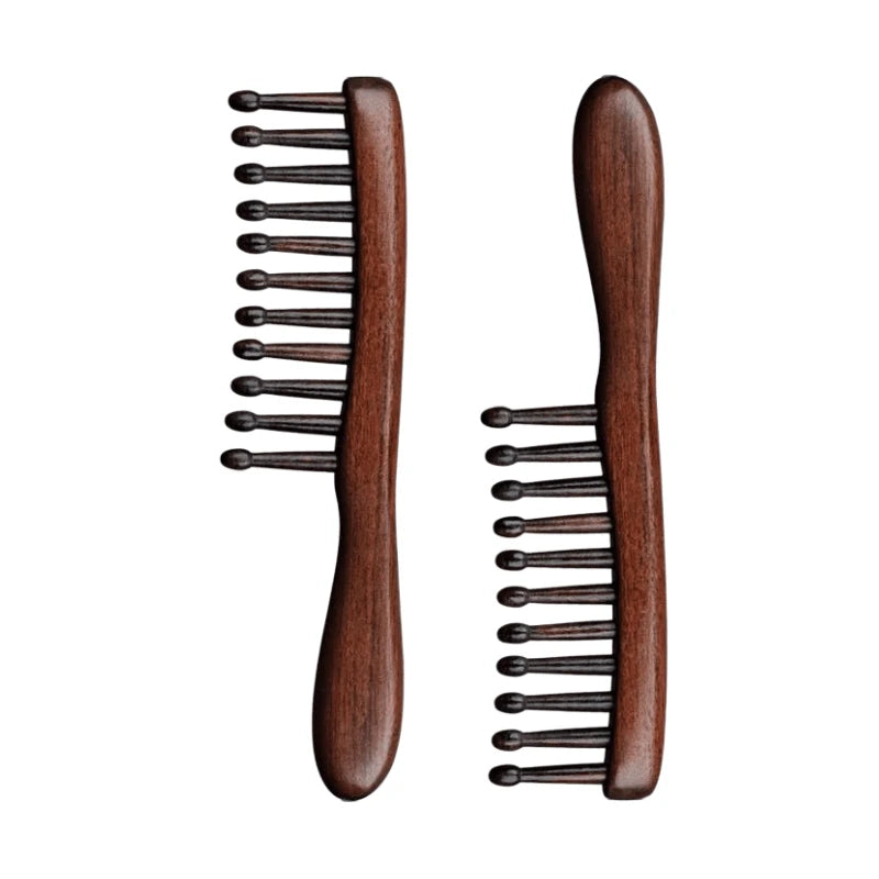 Natural Wooden Comb Meridian Massage